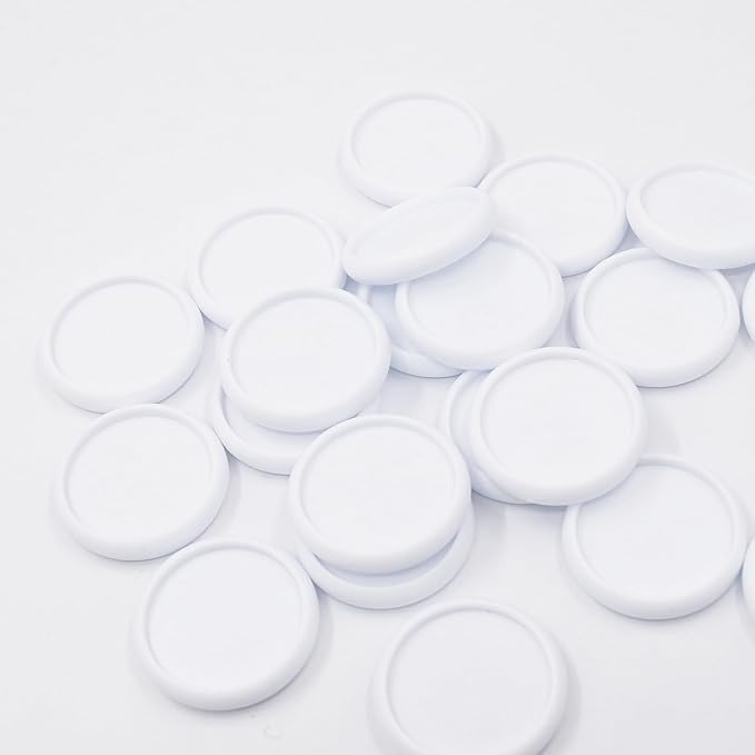 100pcs Discbound Notebook Discs DIY Planner Accessoriesfits for Tul,Levenger,Arc,Happy Planner,Talia(White,1.5inch/38mm)