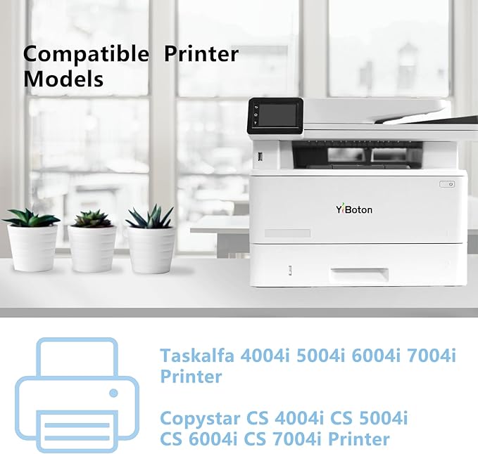TK6347 TK-6347 Black Toner Cartridge Compatible for TK-6347 TK6347 Toner for Taskalfa 4004i 5004i 6004i 7004i Copystar CS 4004i CS 5004i CS 6004i CS 7004i Printer (2-Pack)