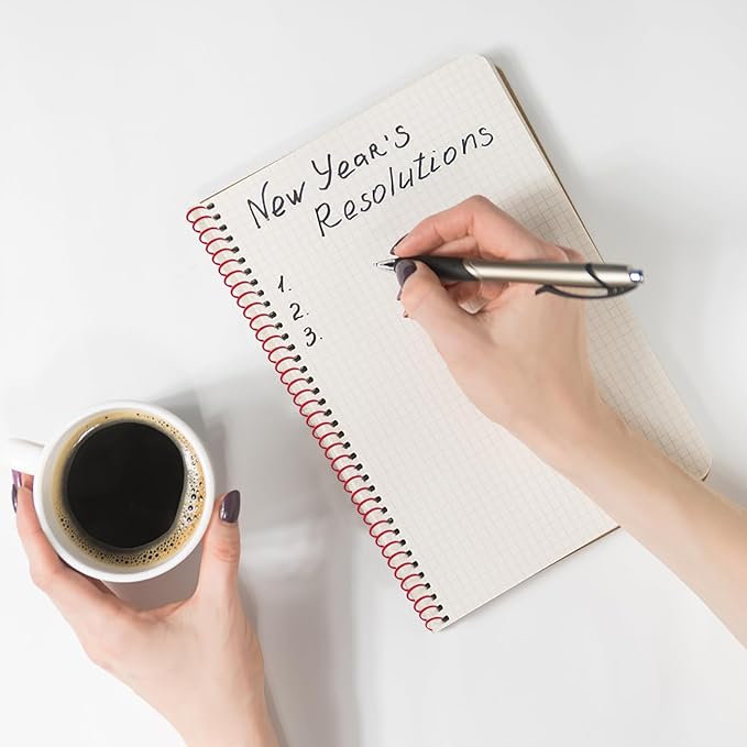 120 Pack Plastic Spiral Binding Coils Binder Binding Spirals Rings Multi Size Spiral Binding Wire Combs Spines Coils, 4:1 Pitch (1/4 Inch,Multicolor)