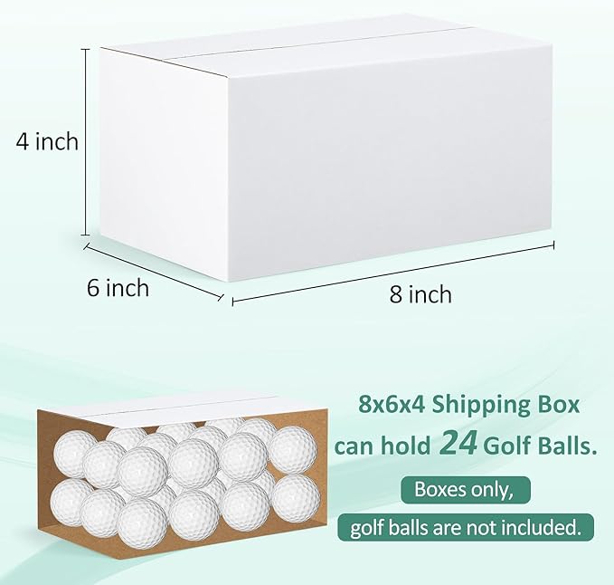 Eupako 8x6x4-Small-Shipping-Boxes-30-Pack-White-Corrugated-Box-Mailers, Cardboard Boxes for Packaging Small Business, Mailing