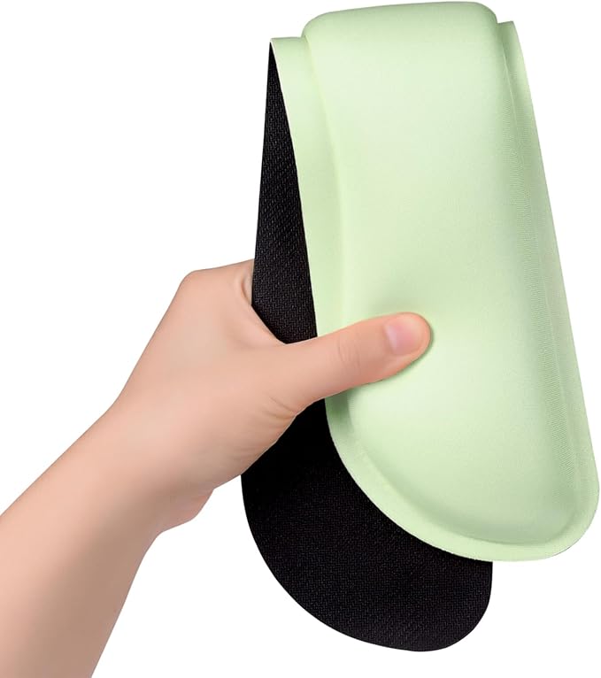 Dapesuom Enlarge Keyboard Wrist Rest, Memory Foam Keyboard Wrist Cushion for Computer Desk Mats Support, Typing Pain Relief Ergonomic Mouse Pad Rests with Non-Slip Base for Gaming, Laptop, Lake Green