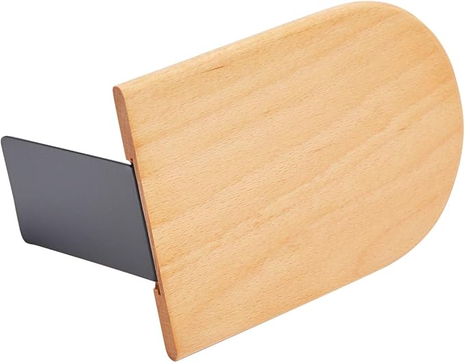 Pandapark Wood Bookends,Non-Skid Bookend for Shelves,Heavy Duty Bookends,Book Stand for Books/CDs,1 Pair