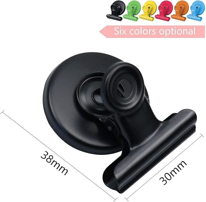 Grtard 48 Pack Magnetic Clips Heavy Duty, Colorful Magnet Clips for Fridge, Refrigerator Magnets with Clip, No-Scratch Strong Magnetic Clip for Refrigerator, Whiteboard, Cruise Cabins, Locker