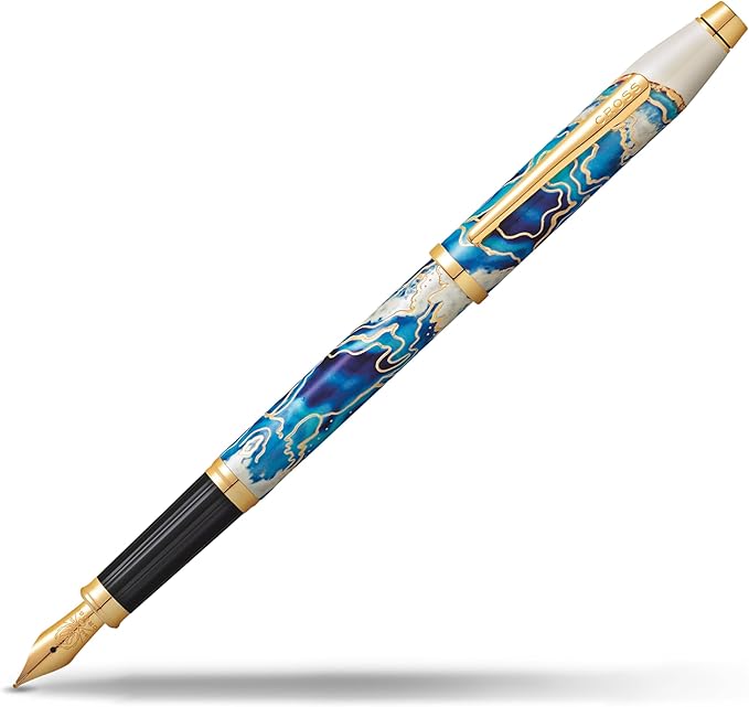 Cross Wanderlust Refillable Fountain Presented in a Luxury Gift Box - Medium Point, Black Ink