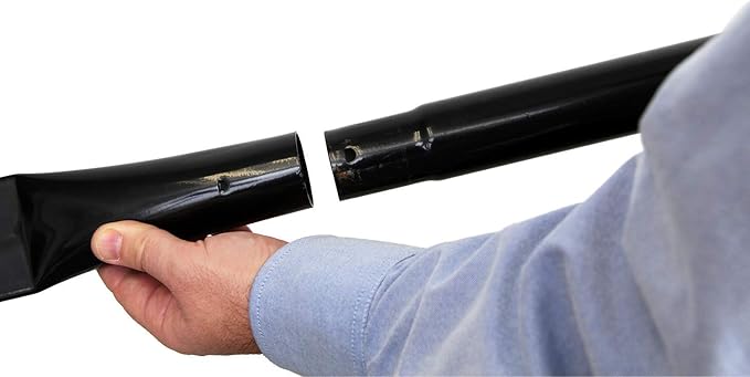 SmartSign Heavy Duty Cast Iron Sign Post and Base Kit 14” Od Stand With 4’ Post and Bolts & Nuts for Hanging Signs, Portable Sign Holder for Parking and Recreational