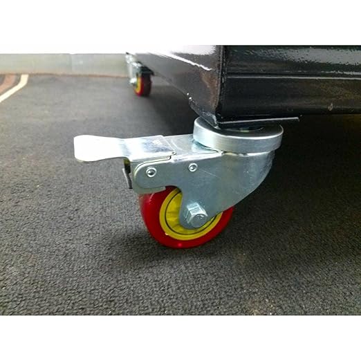 Liberty LS-B800 22" x 32" Platform 800 lbs x 0.05 Digital Bench Scale | Lockable Casters