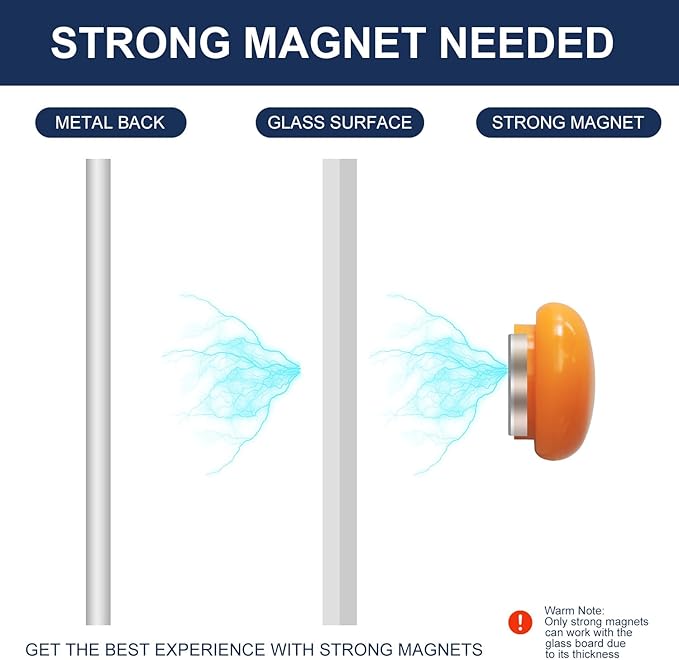 TSJ OFFICE Glass Dry-Erase Board - 36 x 24 Inches Wall Mounted Magnetic Whiteboard, Large Frameless Glass White Board for Office, Home & School, Pink