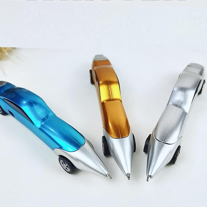 5-Pack Cartoon Car Ballpoint Pens,Novelty Race Car Pens Vehicle Ballpoint Pens Fun School Supplies & Party Favors For School office