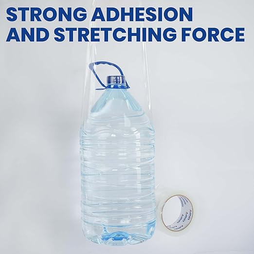 ADHES 2.6mil No Noise Packing Tape, 48mm x 50m, 12 Rolls, Heavy Duty Silent Packing Tape for Moving, Storage, and Packaging