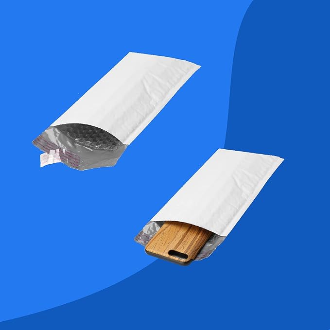 The Boxery 6x10''|#0 Poly Bubble Mailers- 250 Pack, Padded Envelopes, Self Seal, Waterproof Shipping Bags, Padded Mailers for Shipping & Packaging