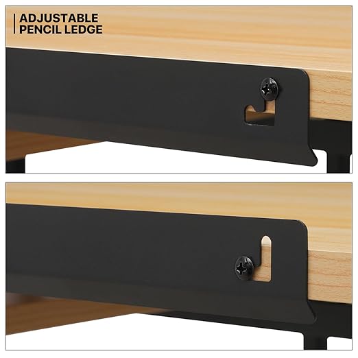 MoNiBloom Adjustable Drafting Table & Stool Set with Storage, Versatile Art Desk and Craft Center Home Study Room Artist Desk