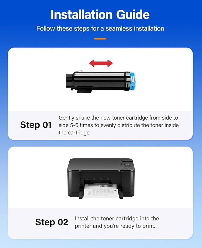 6510 6515 Toner Cartridge Set 4-Pack High-Yield 106R03480 106R03477 106R03478 106R03479 Replacement for Xerox Phaser 6510N 6510DN 6510DNM 6510DNI WorkCentre 6515N 6515DN 6515DNM 6515DNI Printer Ink