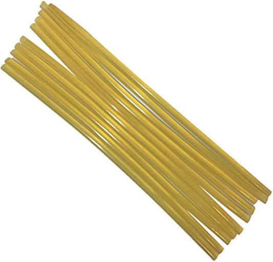 TRENDBOX Pack of 10 Crystal Yellow 7mmx270mm - Hot Melt Glue Sticks Strips Melting Adhesive for Handmade Craft DIY Home Office Project Craftwork Fix & Repairs