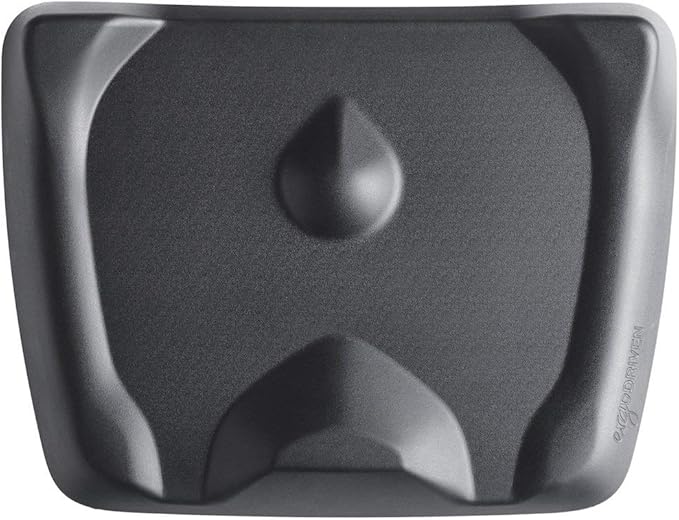 Topo Mini Comfort Mat by Ergodriven | The Smaller Not-Flat Anti-Fatigue Standing Desk Mat with Calculated Terrain | Accessories | Obsidian Black