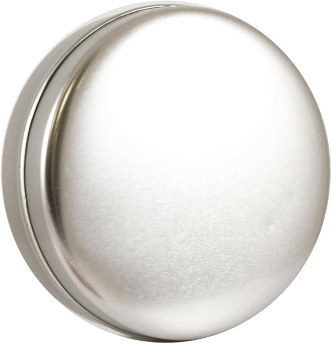 JAM PAPER Circular Paper Clips - Round Paperclips - Silver - 50/Pack