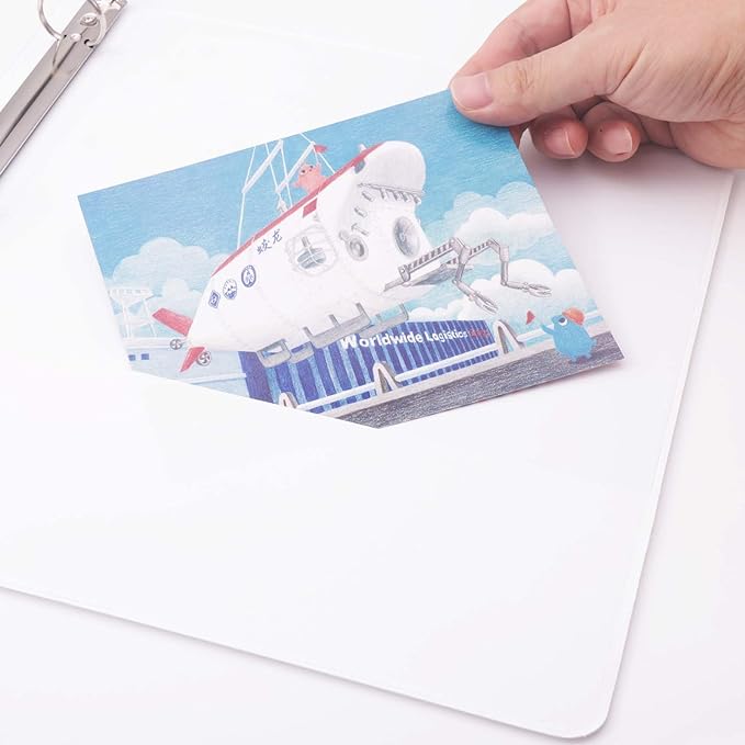 COMIX Sturdy 3 Ring Binder 1 inch with Clear View Cover, 1" Round Ring View Binder, PVC-Free, 200 Sheets Capacity of US Letter Size Paper, Office ＆ School Supplies, 8 Pack (White)