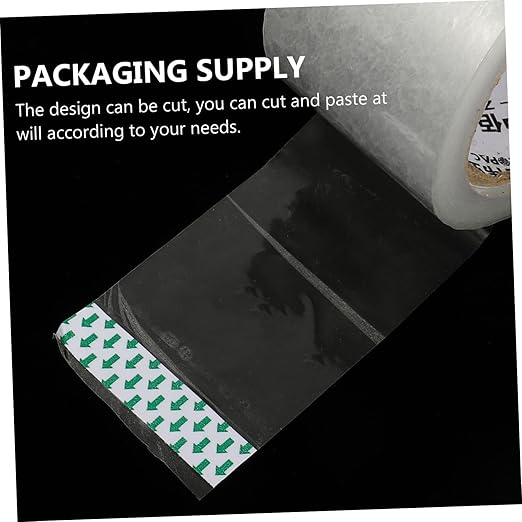 4 Rolls Heavy Duty Transparent Packaging Tape BOPP Adhesive Carton Sealing Tape Multipurpose for Industrial Shipping and Handling