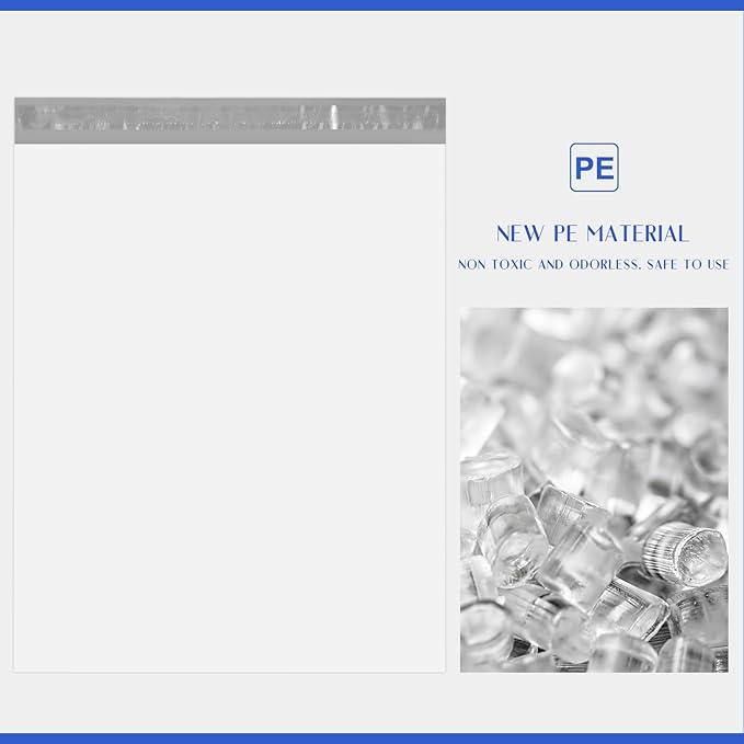Metronic Large Poly Mailers 24×36 25 Pcs Large Shipping Bags for Clothes,Self Adhesive Shipping Envelopes for Small Business,Waterproof Mailers Poly Bags for Shipping,Packaging Mailing Bags White