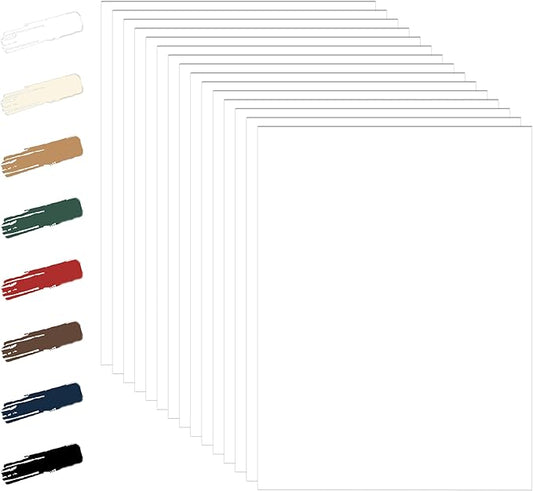 100 Sheets White Cardstock 8.5 x 11 Printer Paper, 92lb Heavyweight Crafting Paper Card Stock for Wedding, School, Memus, Making Cards, Business Cards, Invitations, Certificate