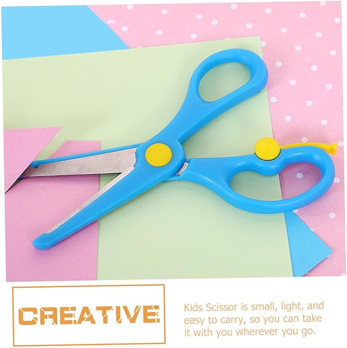 8Pcs Craft Scissors Safe Blunt Tip DIY Scissors for Years Ergonomic Design for Comfortable Cutting Arts and Crafts Supplies