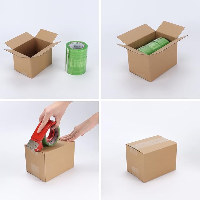 CRUGLA 40 Packs 7x5x5 Shipping Boxes Corrugated Cardboard Boxes Mailers Shipping Box for Business