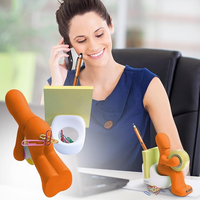 The Butt Tape Dispenser – Funny Gifts for Men – Weird Stuff, Desk Accessories for Men - Novelty, Fun Office Supplies Gag Gifts for Men - Teacher Gifts Boss Gifts for Men - Going Away Gift for Coworker