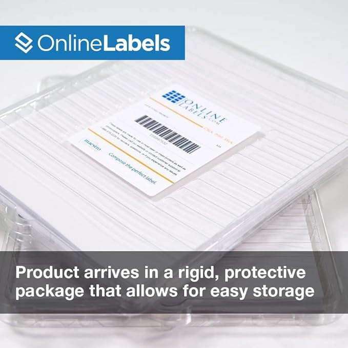 4 x 5 Rectangle Mailing Labels - Permanent, White Matte - Shipping, Wine, Product - Pack of 1,000-250 Sheets - Inkjet/Laser Printers - Online Labels