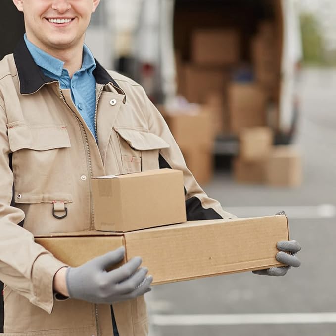 CRUGLA 40 Packs 9x5x4 Shipping Boxes Corrugated Cardboard Boxes Bulk for Small Business Shipping Packing Mailing