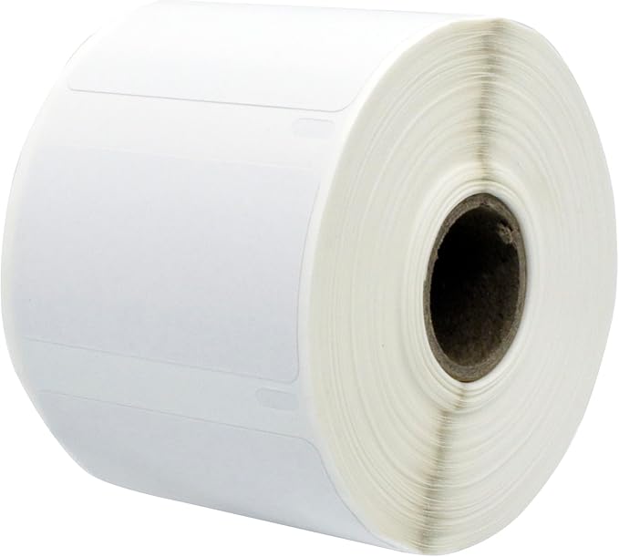 RGiNK for DYMO 550 Labels (30334 with RFID Chip) Multipurpose Barcode Labels (2-1/4" x 1-1/4"), Perforated, Compatible with DYMO Labelwriter 450 4XL 550&5XL 550 Turbo Printers [6 Rolls, 6000 Tags]