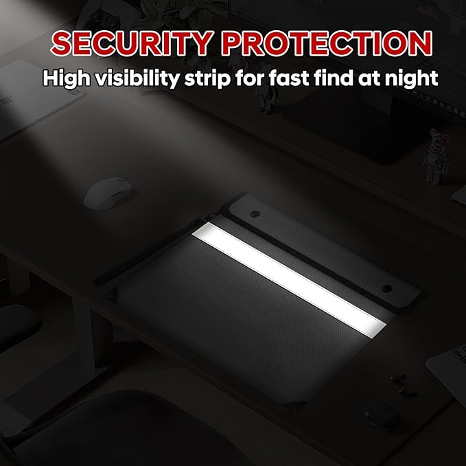 Fireproof Money Bag for Cash,Fireproof Document Bag 5200°F Heat Insulated,Safe Fireproof Storage Pouch with Zipper,8 Layers of Heat Insulated Materials,11 x 7.7 inch(Silvery)