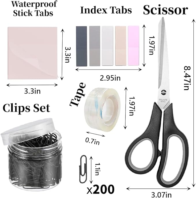 Black Office Supplies, Black Desk Accessories, Stapler and Tape Dispenser Set for Women, Office Gift for Women, Boss Lady, Office Lady, Coworkers, Office Clerks