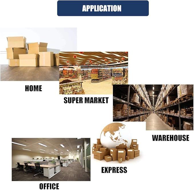 PERFECTAPE 3" Heavy Duty Packing Tape 12 Rolls, Total 780Y, Clear, 2.7 mil, 3 inch x 65 Yards, Ultra Strong, Refill for Packaging and Shipping(3" Width, not 2" Width)