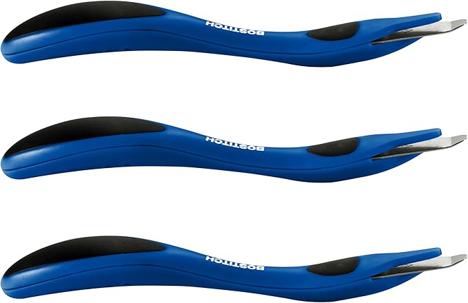 Bostitch Office Professional Push Style Easy Staple Remover, Blue, 3-Pack (30000-BLUE-3PK)