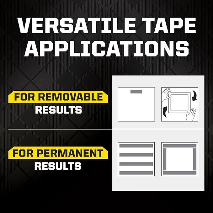 Scotch-Mount Multi-Purpose Gel Tape, Double-Sided Tape for Heavy Duty Applications, Removable Mounting Tape, Nano Tape, Water-Resistant Clear Mounting Tape, Holds up to 20 lbs, 1-Pack