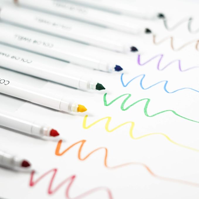 Color Swell 8-Pack Super Tip Markers – Washable, Non-Toxic, Ideal for Kids, Students, Adults, and Classroom Activities