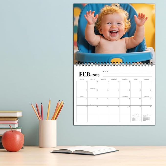 Custom Calendar 2026 for Home & Office - Print Your 13 Memories,Make Your Own Personalized Calendar Customized Christmas Gift &use your photo (Wall Calendar 11"×17", 10 Packs)