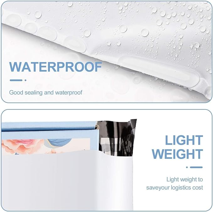 Metronic Poly Mailers 24x24 30000 Pcs Large Shipping Bags for Clothing White Packaging Bags Strong Self Seal Adhesive Shipping Envelopes for Business Tear-resistant Mailing Bag Mailing Envelopes