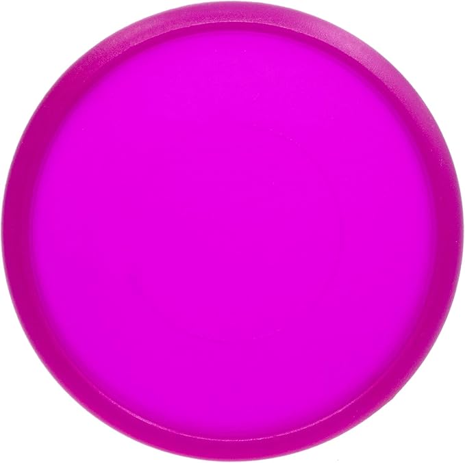 100pcs Discbound Notebook Discs DIY Planner Accessories fits for Tul,Levenger,Arc,Happy Planner,Talia(Transparent Purple,1.1inch/28mm)