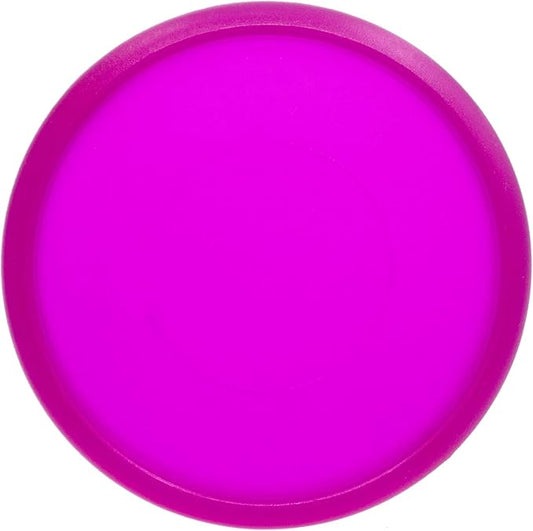 100pcs Discbound Notebook Discs DIY Planner Accessoriesfits for Tul,Levenger,Arc,Happy Planner,Talia(Transparent Purple,1.26 inch/32mm)