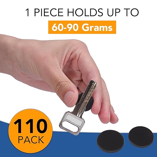 DIYMAG Round Magnets with Adhesive Backing for Crafts - 70 PCs Flexible Self Adhesives Magnetic Tape - Flexibility Magnet Sheets for Craft, Photos and Die Storage