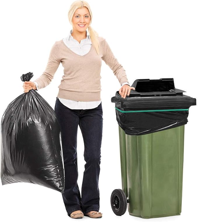 Coopay 180 Pieces Large Rubber Bands Bulk, 8 Inches Heavy Duty Strong Elastic Bands for Office Supply School Home, Securing Trash Can Garbage Cans, File Folders (Green)