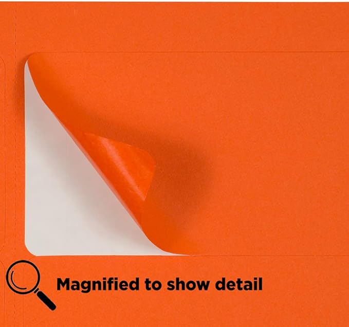 JAM PAPER Shipping Address Labels - Standard Mailing - 2 x 4 - Orange - 120/Pack