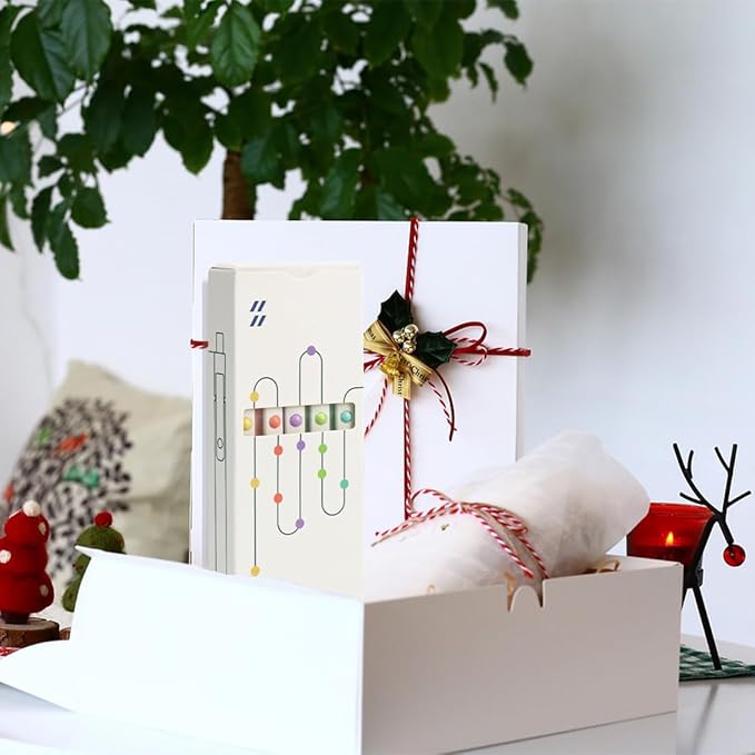 ELANE 5 Pcs Colorful Gel Pens,0.5mm Fine Point Quick Dry Black Ink Pen for Journaling Note Taking Writing, High-End Series Pens for Gifts for Doctor Nurse Teacher Students(White)