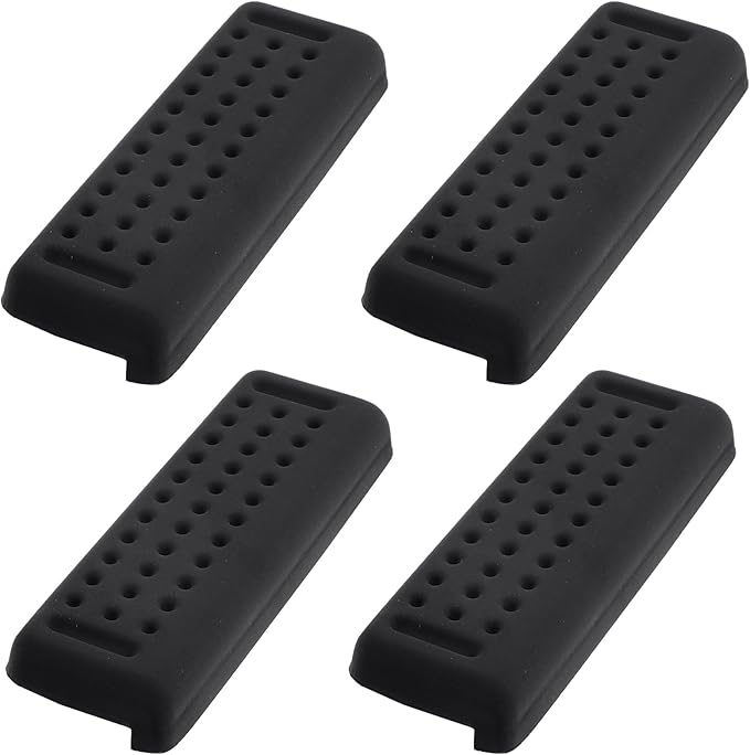 4 Pcs L-Shaped Desk Long Wrist Rest Elbow, Forearm and Wrist Comfort Support Elbow Arm Rest for Table or Desk Edge Accessories, Non-Slip, Memory Foam Padding (Black)