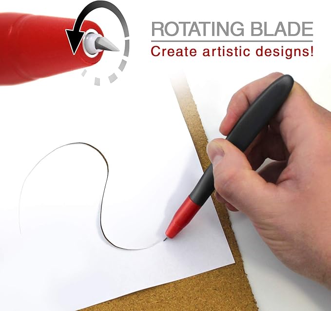 VViViD 360 Degree Comfort Grip Swivel Blade Craft Cutting Knife (3 Pack)