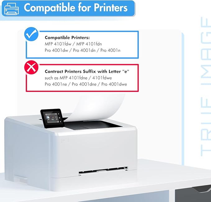 148A 148X Toner Cartridge Black Compatible Replacement for HP 148A 148X W1480X W1480A for HP Laserjet Pro 4001dw 4001dn 4001n MFP 4101fdw 4101fdn Printer Ink (with Chip) (2 Pack)