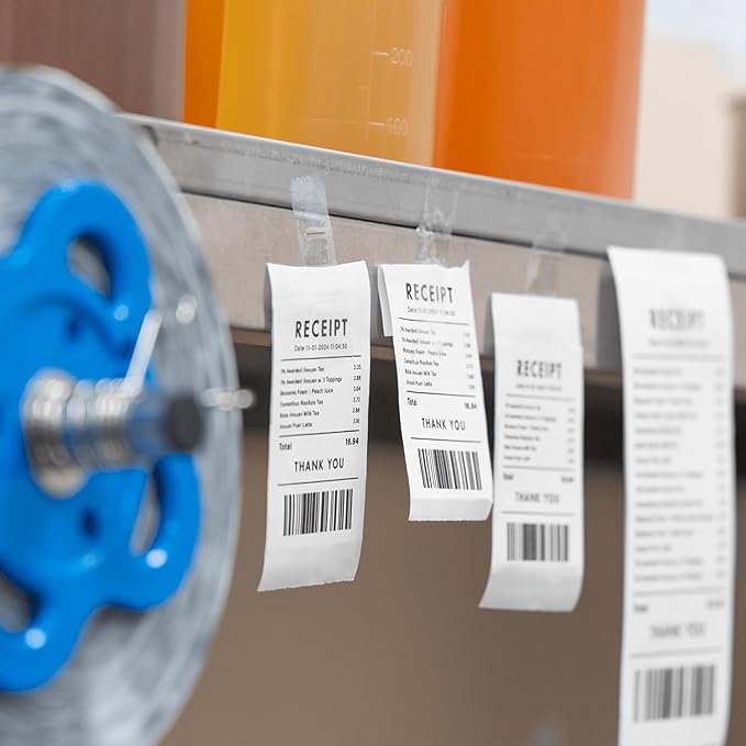 Karat 2 1/4" x 85' - 50 Rolls Thermal Paper Rolls - Phenol Free, BPA Free - Ideal for POS Receipt Printers, Cash Registers, Credit Card Machines, Mobile Printers - GS-TR225085-PF