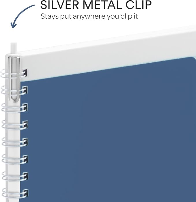 Poppin Stylish Retractable Gel Pens - Fine Point Pens with 0.7mm Tip, Smooth Writing Ink, Metal Clip, 12 Pack (White with Black Ink)