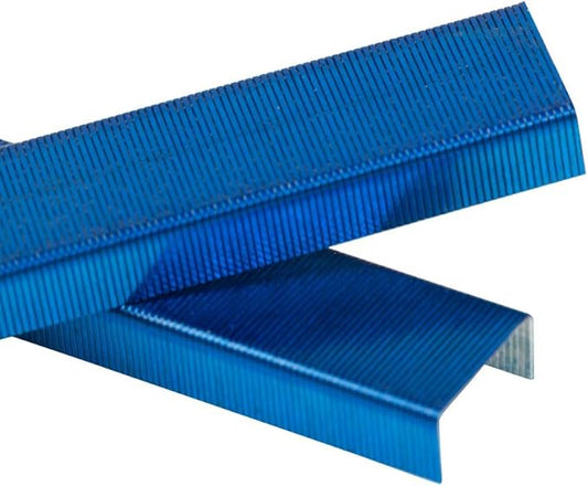 JAM PAPER Standard Size Colorful Staples - Royal Blue - 5000/box