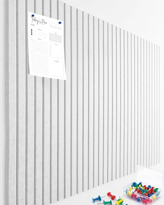 Cork Boards for Walls 48" x 36" Felt Board Alternative, 12 Pack Felt Wall Tiles Bulletin Board, Large Cork Board for Office Pin Board Tack Board Cork Boards